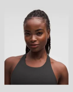 Energy Hochgeschlossener Longline-BH Evolve, Mittlerer Halt für B–D-Cups für Frauen – Größe in Black