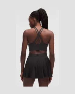 Energy Hochgeschlossener Longline-BH Evolve, Mittlerer Halt für B–D-Cups für Frauen – Größe in Black