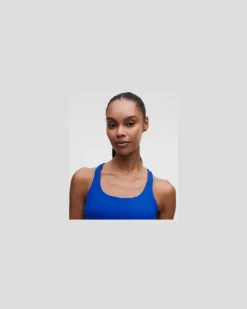 Energy Longline-BH mit mittlerem Halt für B–D-Cups Evolve für Frauen – Größe in Beach Ball Blue