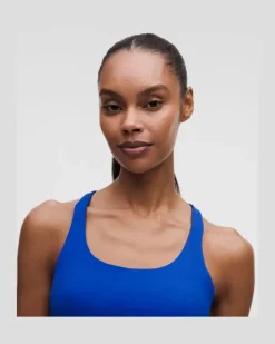 Energy Longline-BH mit mittlerem Halt für B–D-Cups Evolve für Frauen – Größe in Beach Ball Blue