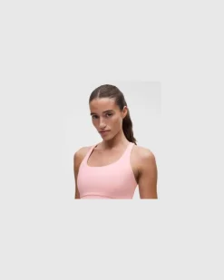 Energy Longline-BH mit mittlerem Halt für B–D-Cups Evolve für Frauen – Größe in Pink Pearl