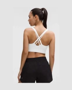 Energy Longline-BH mit mittlerem Halt für B–D-Cups Evolve für Frauen – Größe in White