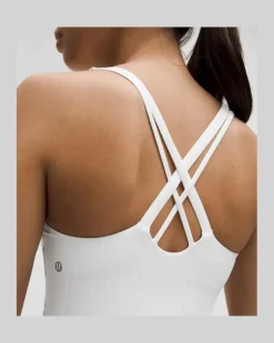 Energy Longline-BH mit mittlerem Halt für B–D-Cups Evolve für Frauen – Größe in White