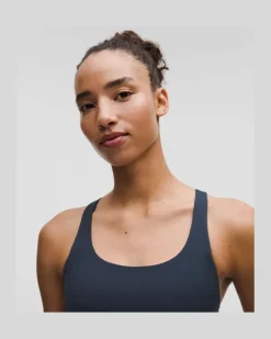Energy Longline-BH mit mittlerem Halt für B–D-Cups Evolve für Frauen – Größe in True Navy