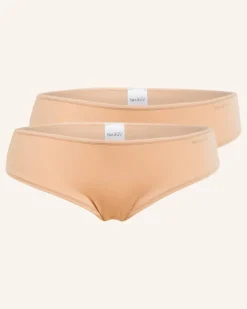 2er-Pack Panties beige Nude