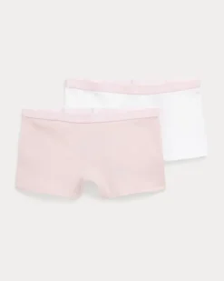 2er-Pack Shorts aus Stretchjersey Pink