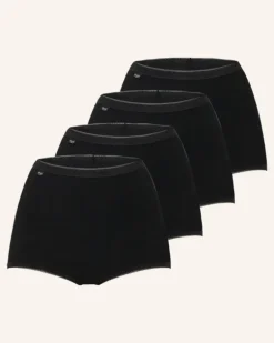 4er-Pack Taillenslips Basic+ schwarz