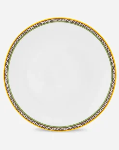 2er-set Flache Teller Aus Porzellan - Flache Teller Mehrfarbig