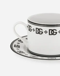2er-set Teetassen Mit Untertasse Aus Porzellan - Teetassen Mehrfarbig