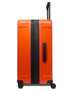 Erweiterbarer Rollkoffer - Orange