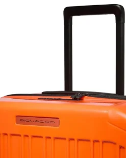 Erweiterbarer Rollkoffer - Orange