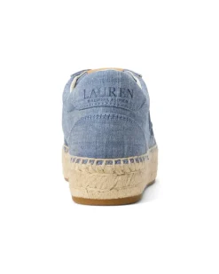 Espadrille-Sneaker Luize aus Chambray Blue
