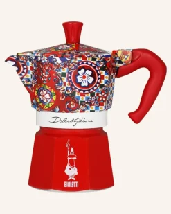 Espressokocher Moka Express rot
