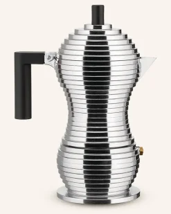 Espressokocher Pulcina silber
