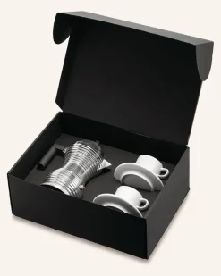 Espressokocher Pulcina silber