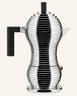 Espressokocher Pulcina silber
