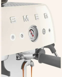 Espressomaschine ecf03 Mit Kaffeemühle beige Creme