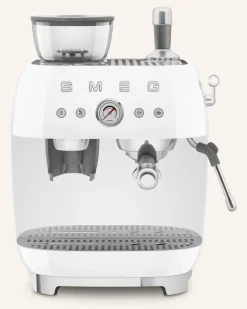 Espressomaschine ecf03 Mit Kaffeemühle weiss