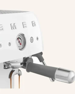 Espressomaschine ecf03 Mit Kaffeemühle weiss