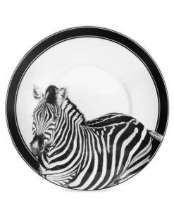 Espresso-Service mit Zebra-Motiv - Weiß