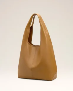 Etienne Hobo Bag aus geschmeidigem Leder in Gelb Gelb Unisex Cumin