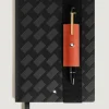 Etui für 1 Schreibgerät mit elastischem Band aus hochwertigem Leder - Mandarine - Leder - MB221438 - Schreibgeräteetuis