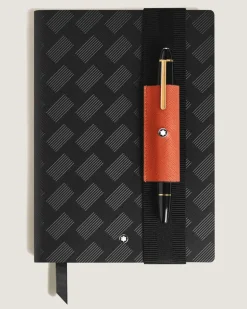 Etui für 1 Schreibgerät mit elastischem Band aus hochwertigem Leder - Mandarine - Leder - MB221438 - Schreibgeräteetuis