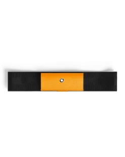 Etui für 1 Schreibgerät mit elastischem Band aus hochwertigem Leder - Safran - Leder - MB221654 - Schreibgeräteetuis