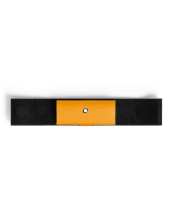 Etui für 1 Schreibgerät mit elastischem Band aus hochwertigem Leder - Safran - Leder - MB221654 - Schreibgeräteetuis