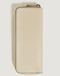 Etui für 2 Schreibgerät mit Reißverschluss aus Meisterstück Leder - Wolkiges Beige - Leder - MB221454 - Schreibgeräteetuis