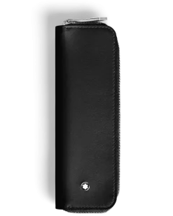 Etui für 1 Schreibgerät mit Reißverschluss aus Meisterstück Leder - Schwarz - Leder - MB221444 - Schreibgeräteetuis