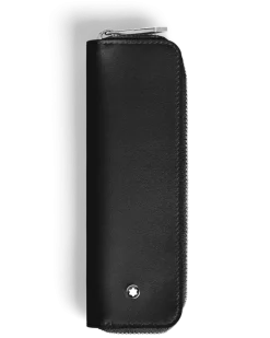 Etui für 1 Schreibgerät mit Reißverschluss aus Meisterstück Leder - Schwarz - Leder - MB221444 - Schreibgeräteetuis