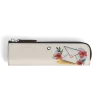 Etui für 1 Schreibgerät mit Reißverschluss aus Sartorial Leder - Elfenbein - Leder - MB223125 - Schreibgeräteetuis