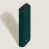 Etui für 1 Schreibgerät mit Reißverschluss aus Extreme Leder - British Green - Leder - MB220252 - Schreibgeräteetuis