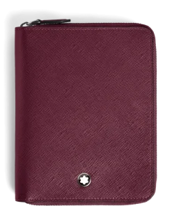 Etui für 5 Schreibgerät mit Reißverschluss aus Sartorial Leder - Cassis - Leder - MB199384 - Schreibgeräteetuis