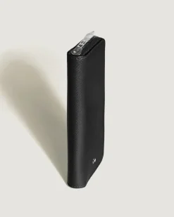 Etui für 1 Schreibgerät mit Reißverschluss aus Sartorial Leder - Schwarz - Leder - MB220368 - Schreibgeräteetuis