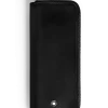 Etui für 2 Schreibgerät mit Reißverschluss aus Meisterstück Leder - Schwarz - Leder - MB221452 - Schreibgeräteetuis