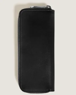 Etui für 2 Schreibgerät mit Reißverschluss aus Meisterstück Leder - Schwarz - Leder - MB221452 - Schreibgeräteetuis