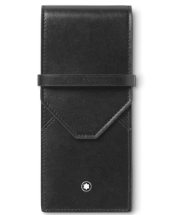 Etui Montblanc Envelope für 3 Schreibgerät - Schwarz - Leder - MB198336 - Schreibgeräteetuis