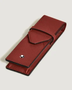Etui Montblanc Envelope für 2 Schreibgerät - Red Oak - Leder - MB223087 - Schreibgeräteetuis