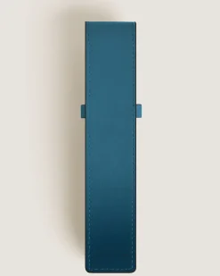 Etui Montblanc Envelope für 1 Schreibgerät - Rauchiges Sfumato-Blau - Leder - MB199260 - Schreibgeräteetuis