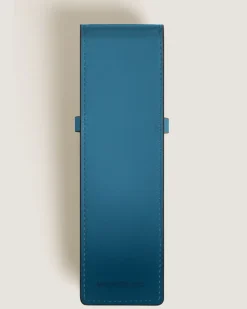 Etui Montblanc Envelope für 2 Schreibgerät - Rauchiges Sfumato-Blau - Leder - MB199262 - Schreibgeräteetuis