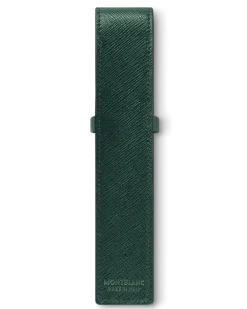 Etui Montblanc Envelope für 1 Schreibgerät - British Green - Leder - MB131200 - Schreibgeräteetuis