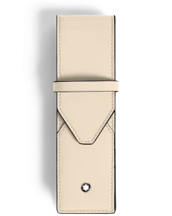 Etui Montblanc Envelope für 2 Schreibgerät - Wolkiges Beige - Leder - MB199334 - Schreibgeräteetuis