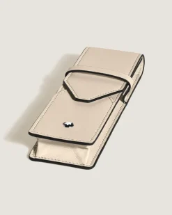 Etui Montblanc Envelope für 2 Schreibgerät - Wolkiges Beige - Leder - MB199334 - Schreibgeräteetuis