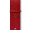 Etui Montblanc Envelope für 2 Schreibgerät - Red - Leder - MB131204 - Schreibgeräteetuis
