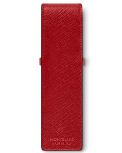 Etui Montblanc Envelope für 2 Schreibgerät - Red - Leder - MB131204 - Schreibgeräteetuis