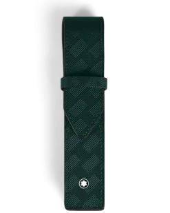 Etui Montblanc Envelope für 1 Schreibgerät - British Green - Leder - MB199816 - Schreibgeräteetuis