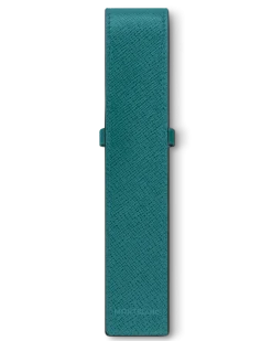 Etui Montblanc Envelope für 1 Schreibgerät - Petrolblau - MB131743 - Schreibgeräteetuis