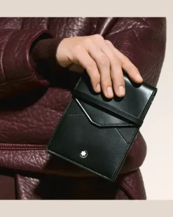 Etui Montblanc Envelope für 5 Schreibgerät - Schwarz - Leder - MB199335 - Schreibgeräteetuis